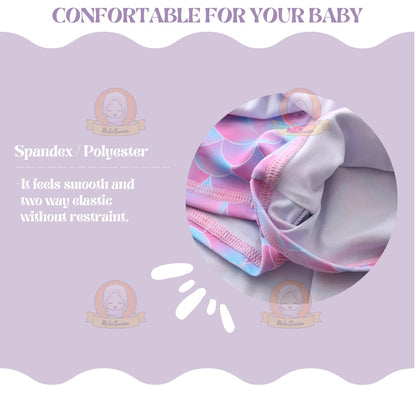 BIBISWIM Mermaid Swim Set with Hat