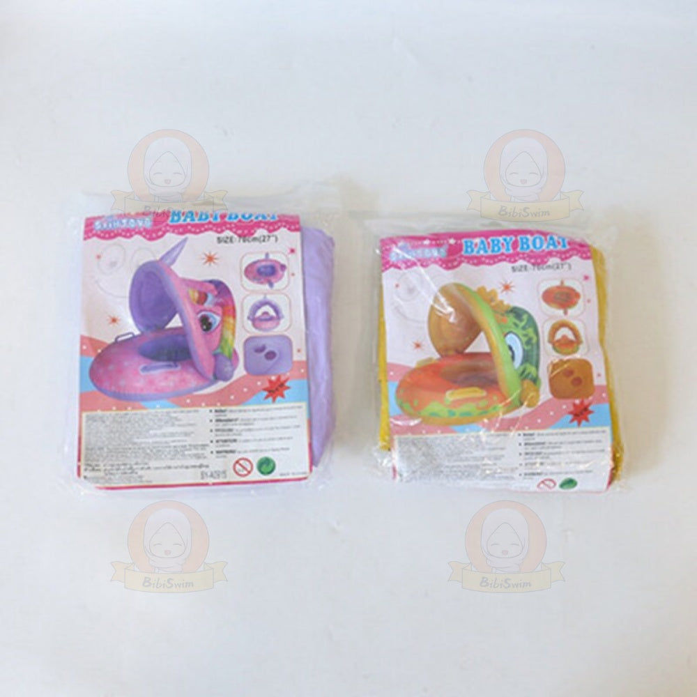 BIBISWIM Dino or Unicorn Baby Swim Float