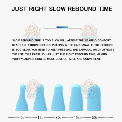 BIBISWIM Baby Ear Plugs | Swimming & Sleeping Noise-Blocking Earplugs with Case