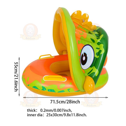 BIBISWIM Dino or Unicorn Baby Swim Float