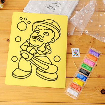 BIBISWIM Kids DIY Sand Art Paper Kit