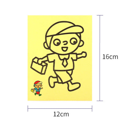 BIBISWIM Kids DIY Sand Art Paper Kit