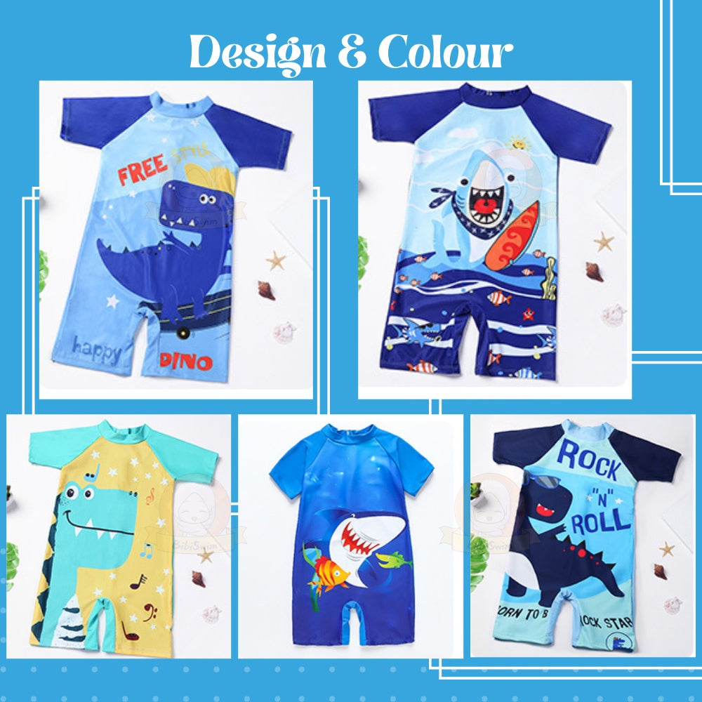 BIBISWIM Shark Dino Swim Set