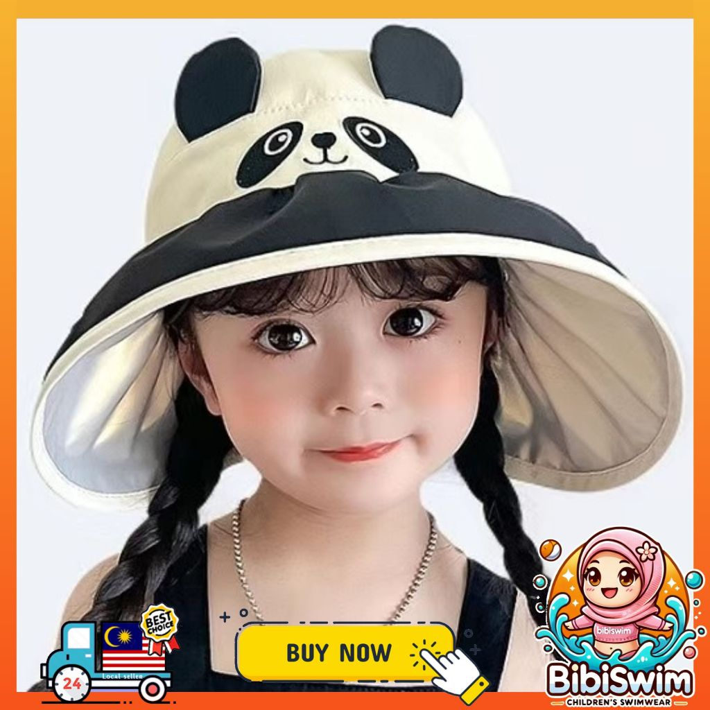 BIBISWIM Baby Bucket Hat Kids Sun Hat Boys Girls Outdoor Hat Sun Protection Cap Fisherman Beach Hat