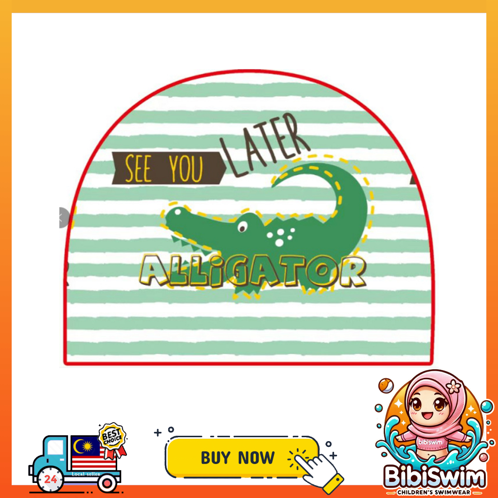 BIBISWIM Swimming Cap Kids Boy Girl Swim Cap Hat For Kid
