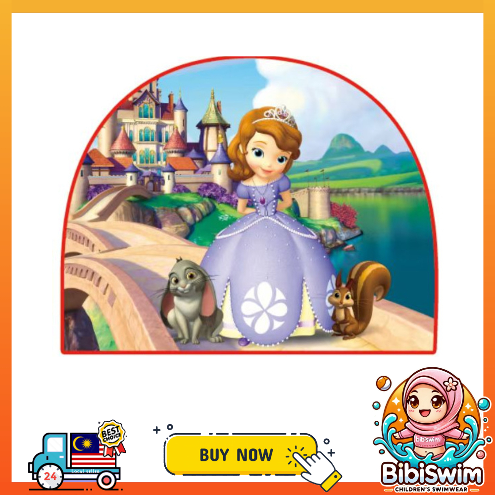 BIBISWIM Swimming Cap Kids Boy Girl Swim Cap Hat For Kid