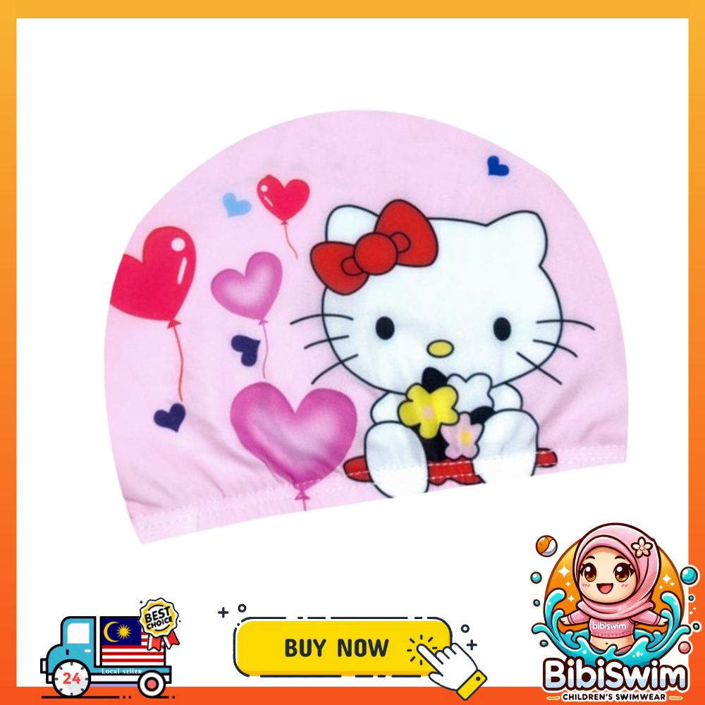 BIBISWIM Swimming Cap Kids Boy Girl Swim Cap Hat For Kid