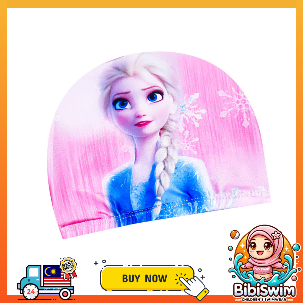 BIBISWIM Swimming Cap Kids Boy Girl Swim Cap Hat For Kid