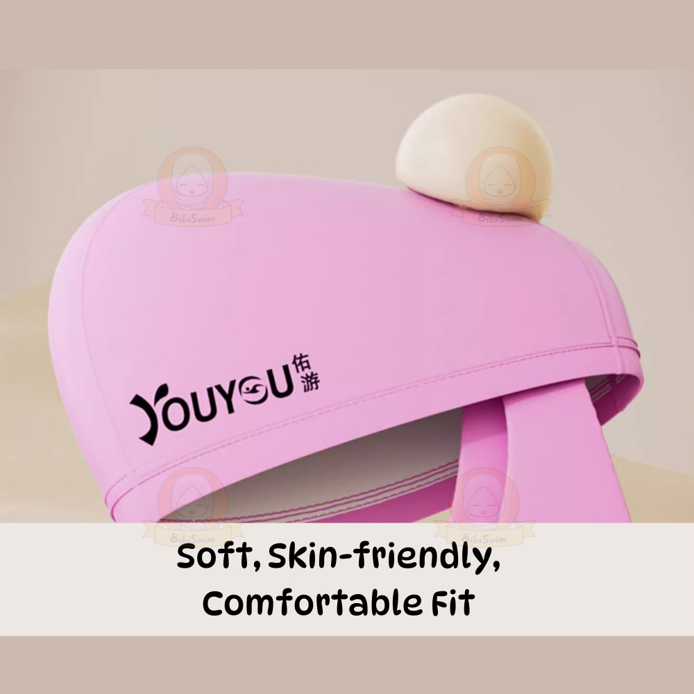 BIBISWIM Swim Swimming Cap Headband Woman Adult PU Swimming Hat