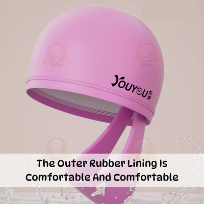 BIBISWIM Swim Swimming Cap Headband Woman Adult PU Swimming Hat