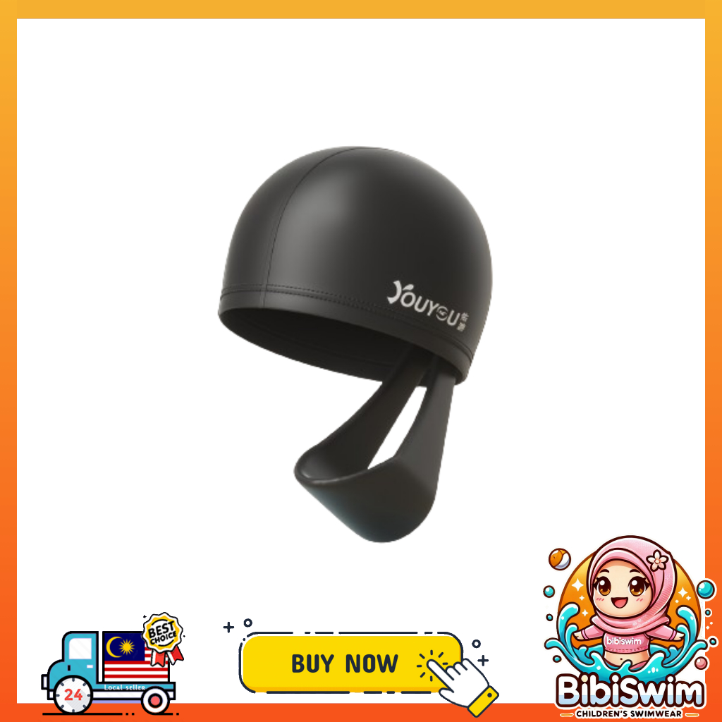 BIBISWIM Swim Swimming Cap Headband Woman Adult PU Swimming Hat