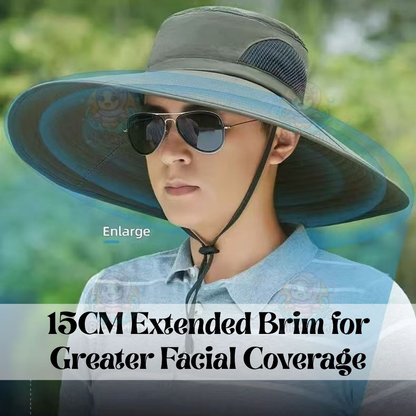 BIBISWIM Sun Hat Uv protection Windproof Hiking Hat Face Cover Waterproof Cap Fishing Camping Hats