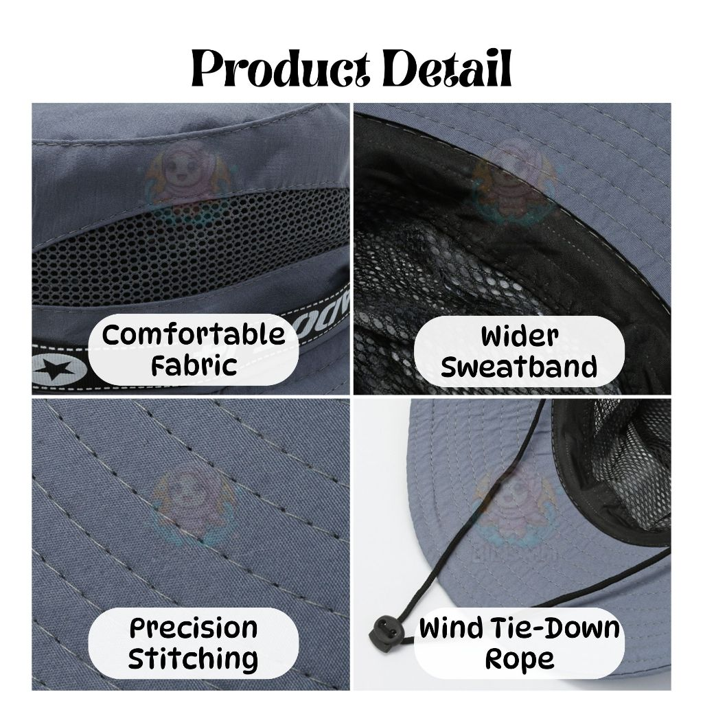 BIBISWIM Sun Hat Uv protection Windproof Hiking Hat Face Cover Waterproof Cap Fishing Camping Hats
