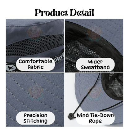 BIBISWIM Sun Hat Uv protection Windproof Hiking Hat Face Cover Waterproof Cap Fishing Camping Hats