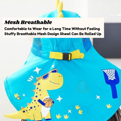 BIBISWIM Wide Brim Children Sun Hat Kids Beach Bucket Hat