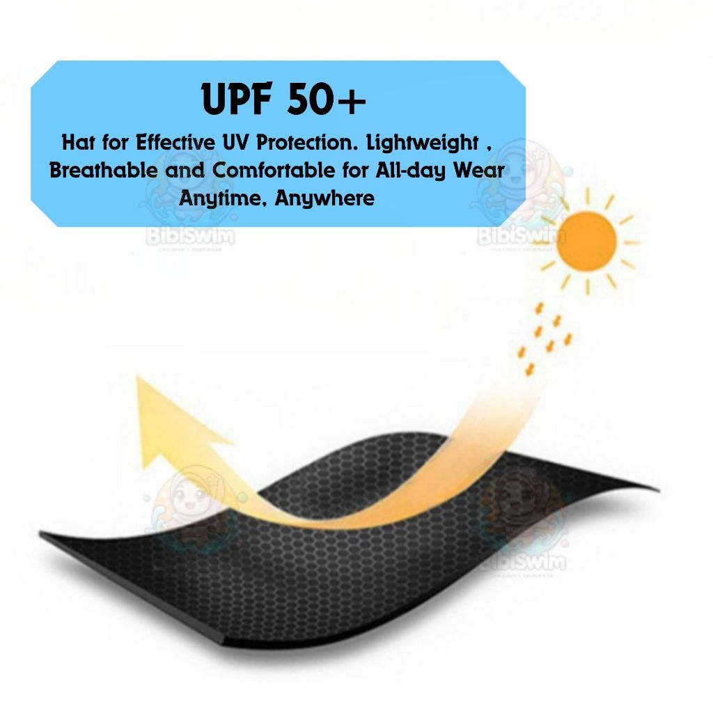 BIBISWIM Women's Foldable Sun Visor hat UV Protection Hat Camping Bucket Beach Hiking Fishing Hat