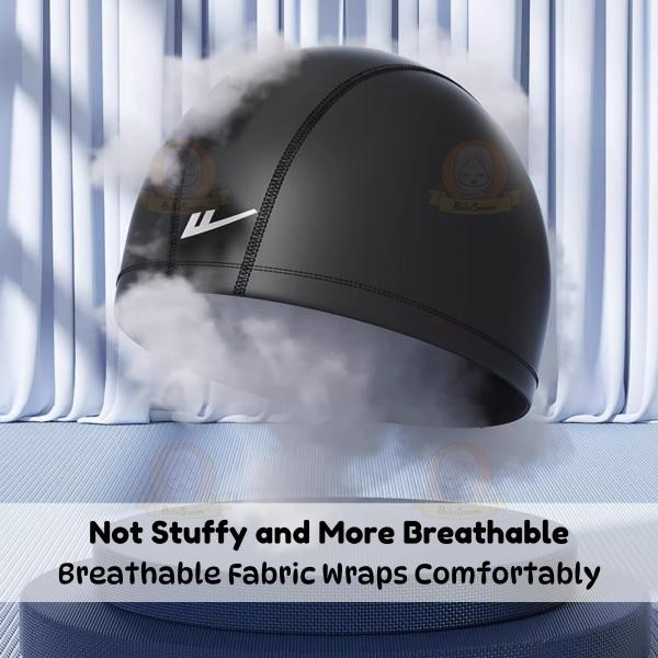 BIBISWIM Adult Swimming Cap Swim Cap Swimming Hat PU Waterproof Elasticity Topi Renang Dewasa 泳帽