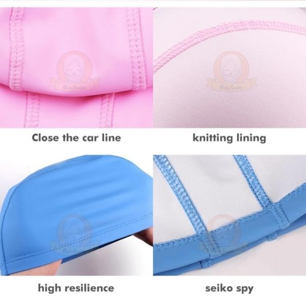 BIBISWIM Adult Swimming Cap Swim Cap Swimming Hat PU Waterproof Elasticity Topi Renang Dewasa 泳帽