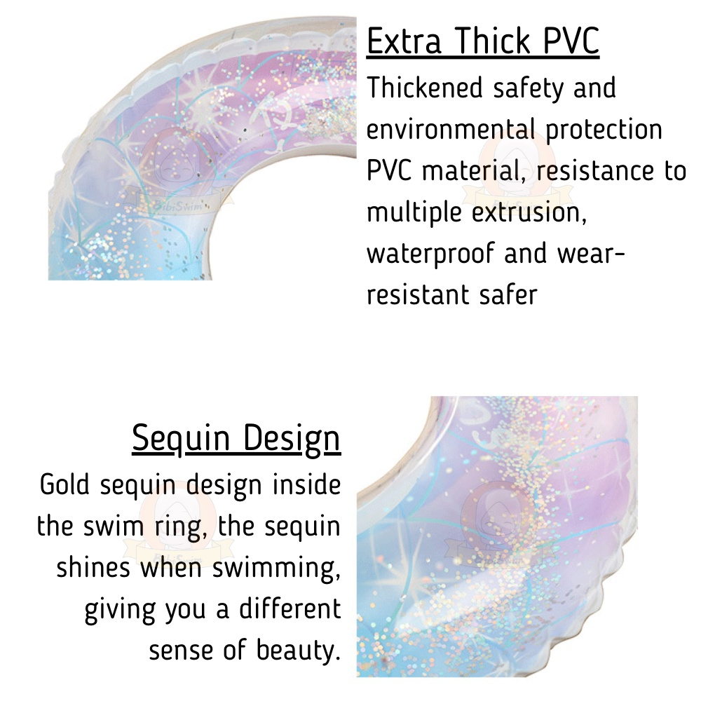 BIBISWIM Kids Swimming Ring float Swim Ring swimming pool Beach Pelampung Baby Budak Kanak Kanak 遊泳圈