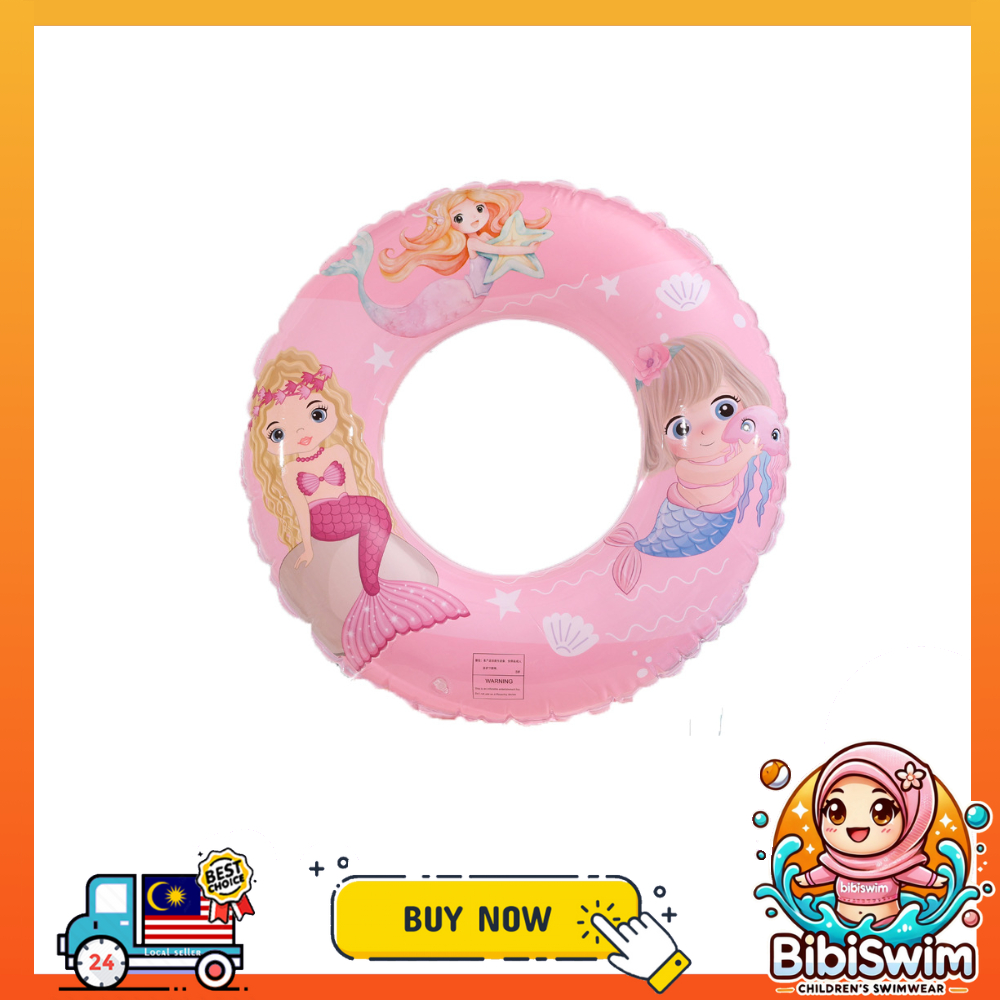 BIBISWIM Kids Swimming Ring float Swim Ring swimming pool Beach Pelampung Baby Budak Kanak Kanak 遊泳圈