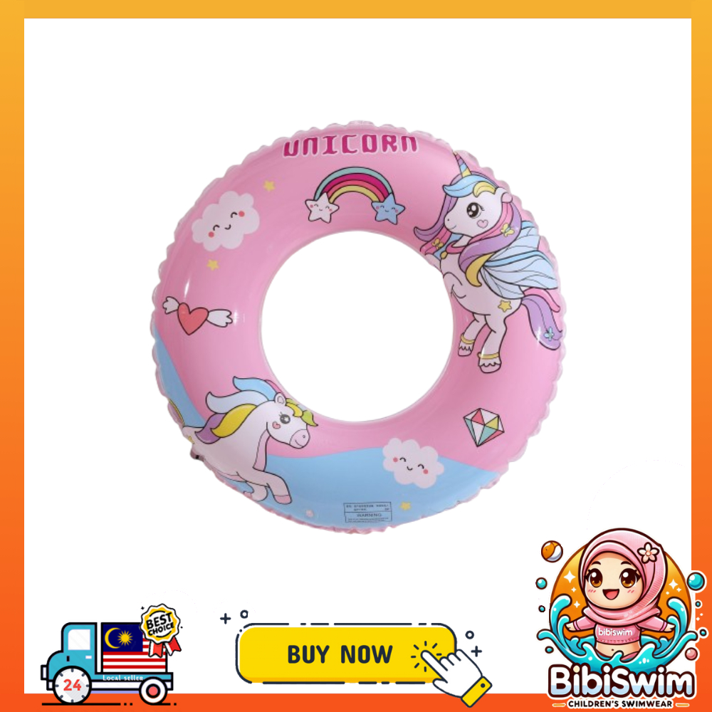 BIBISWIM Kids Swimming Ring float Swim Ring swimming pool Beach Pelampung Baby Budak Kanak Kanak 遊泳圈