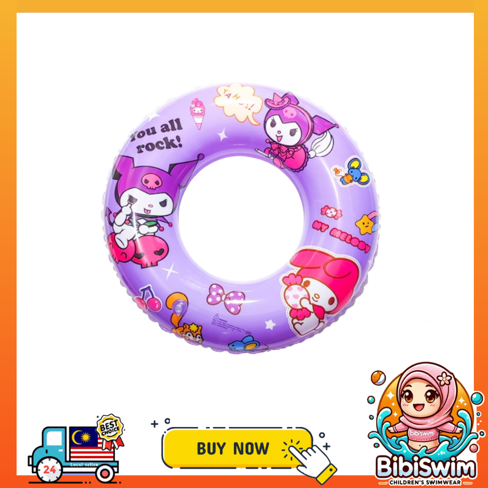 BIBISWIM Kids Swimming Ring float Swim Ring swimming pool Beach Pelampung Baby Budak Kanak Kanak 遊泳圈