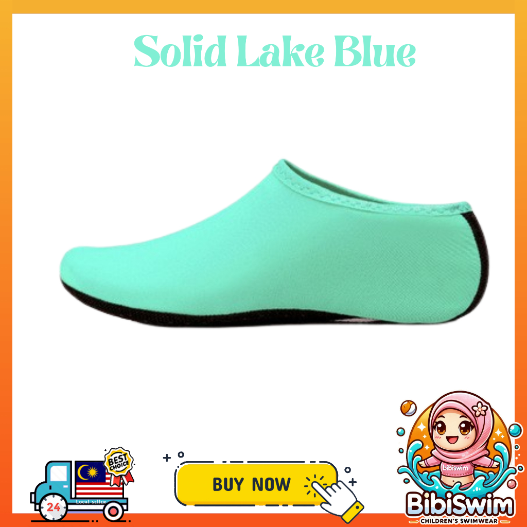 BIBISWIM Swimming Shoes Shoe Kids Swimming Socks Sock | Kasut Renang Berenang Budak