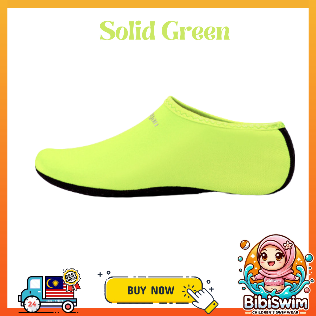 BIBISWIM Swimming Shoes Shoe Kids Swimming Socks Sock | Kasut Renang Berenang Budak