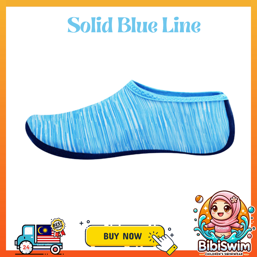 BIBISWIM Swimming Shoes Shoe Kids Swimming Socks Sock | Kasut Renang Berenang Budak