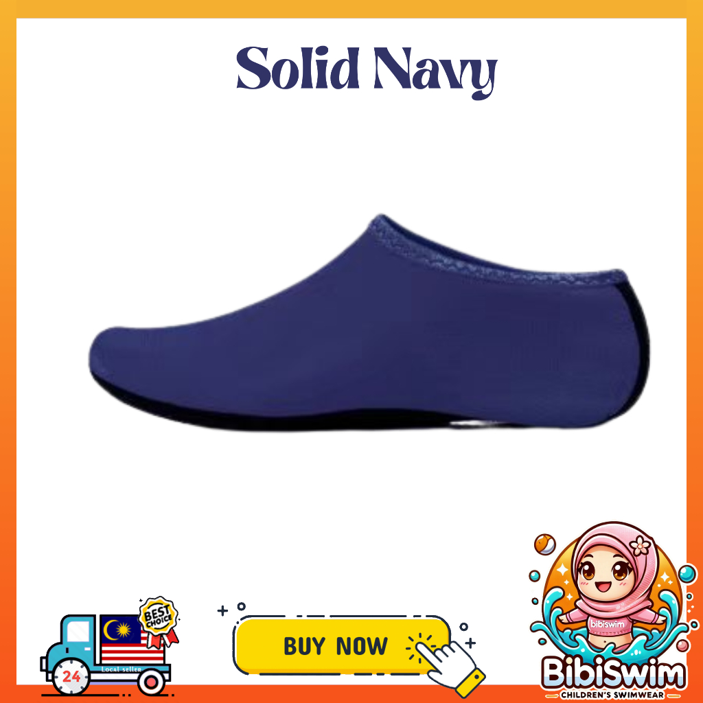 BIBISWIM Swimming Shoes Shoe Kids Swimming Socks Sock | Kasut Renang Berenang Budak