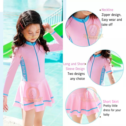 BIBISWIM Swimming Suit Baby Girl Swimsuit Kids Kid