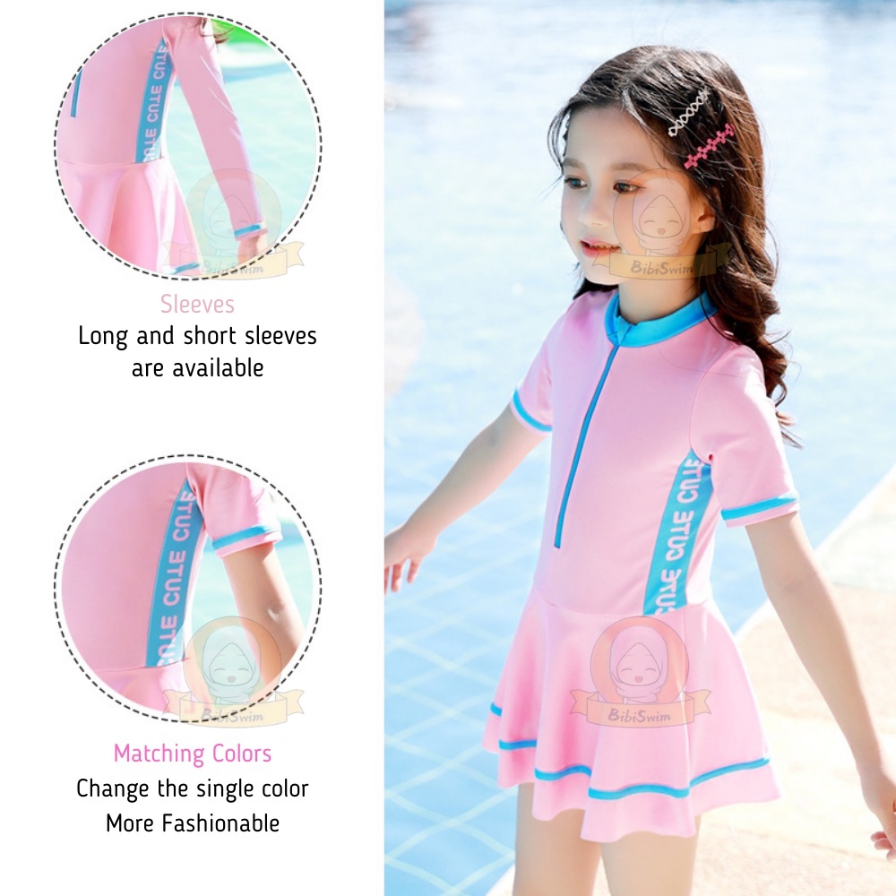 BIBISWIM Swimming Suit Baby Girl Swimsuit Kids Kid