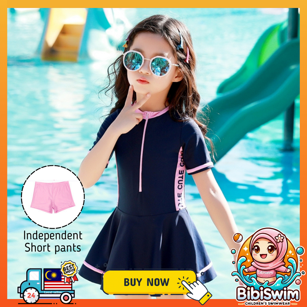 BIBISWIM Swimming Suit Baby Girl Swimsuit Kids Kid