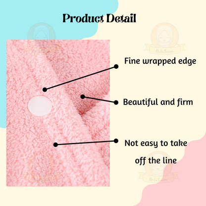 BIBISWIM Baby Kids Bath Towel Children Hoodie Beach Towel Towels