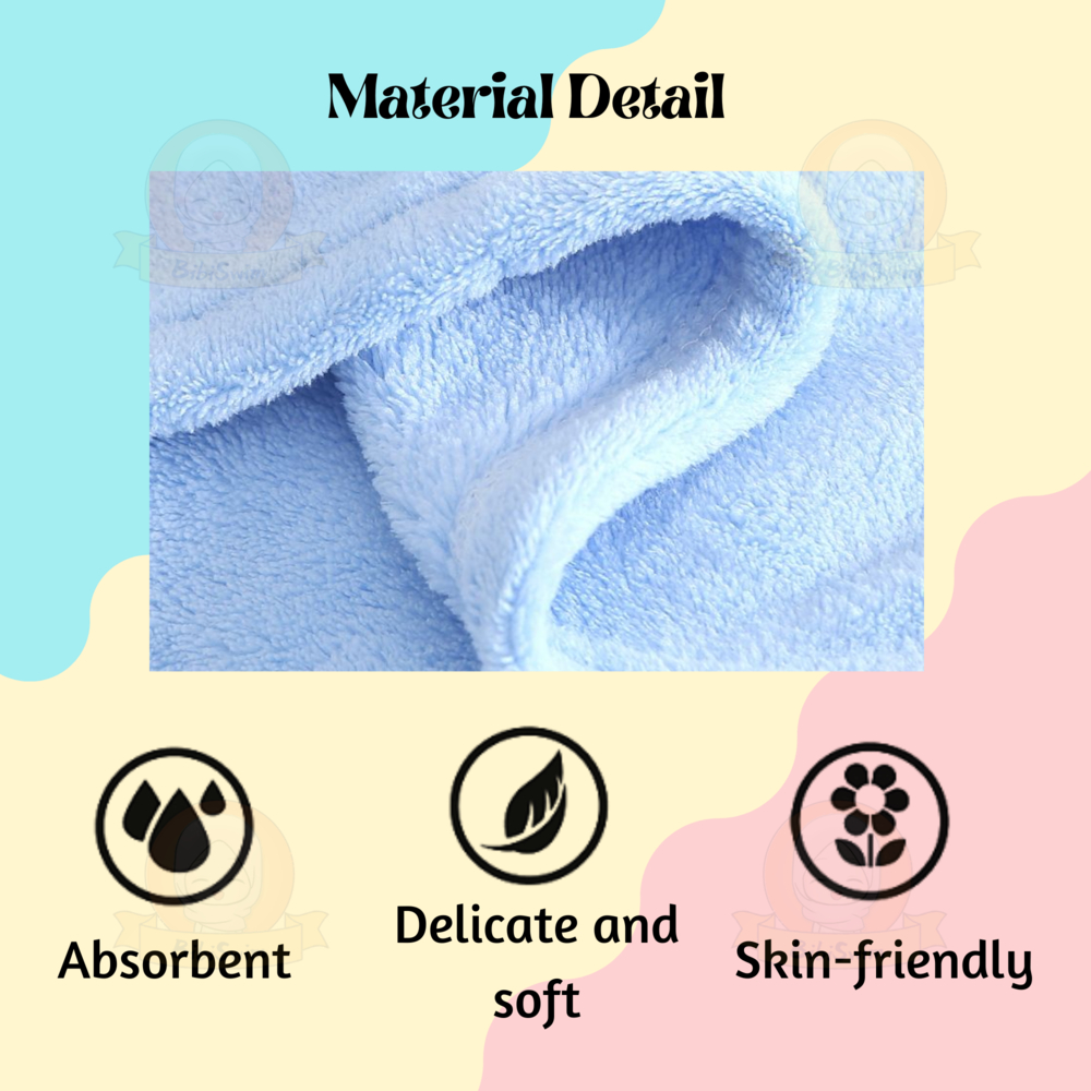 BIBISWIM Baby Kids Bath Towel Children Hoodie Beach Towel Towels