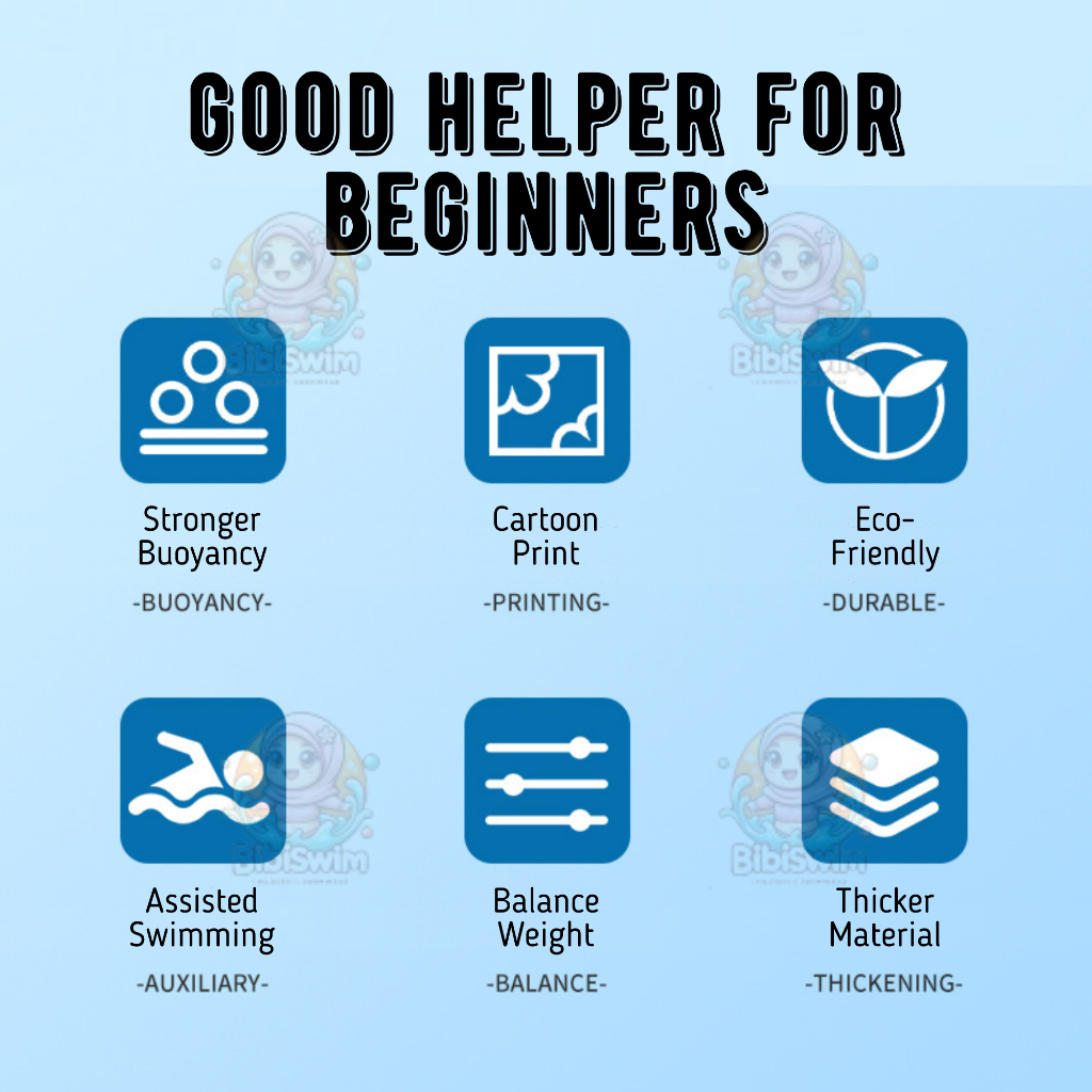 BIBISWIM Kickboard Swimming Board Kid Kids Adult Floating Board