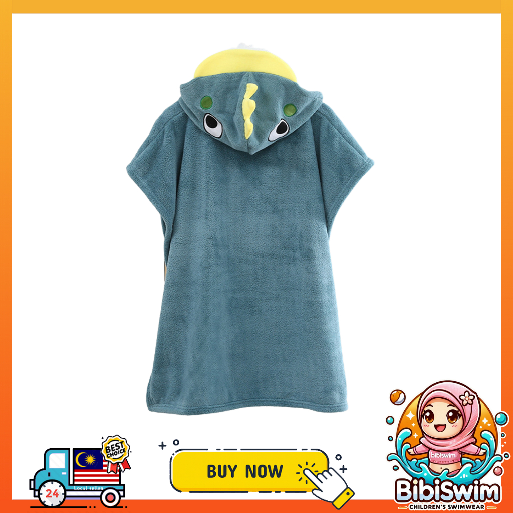 BIBISWIM Baby Kids Bath Towel Children Hoodie Beach Towel Towels
