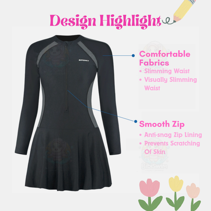 BIBISWIM Swimming Suit Woman Plus Size Sports Swimsuit Beachwear