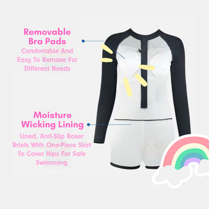 BIBISWIM Swimming Suit Woman Plus Size Sports Swimsuit Beachwear