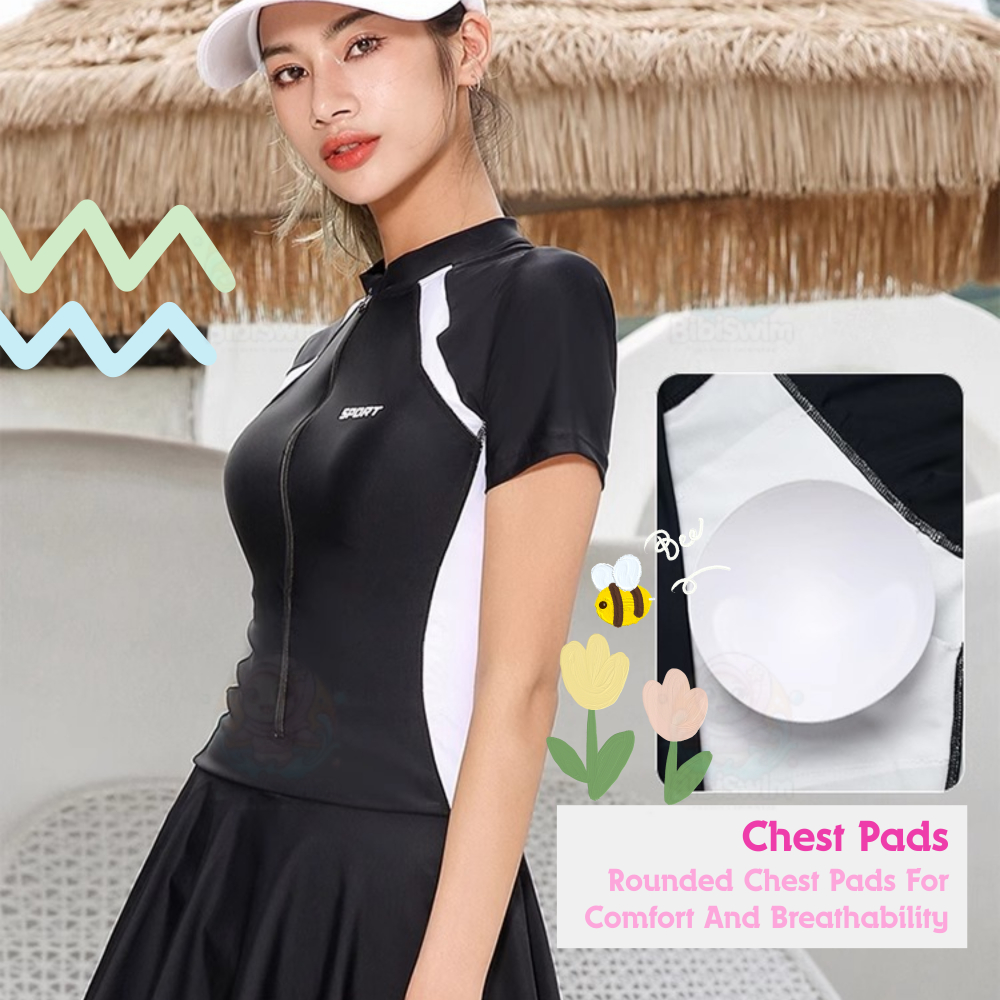 BIBISWIM Swimming Suit Woman Plus Size Sports Swimsuit Beachwear