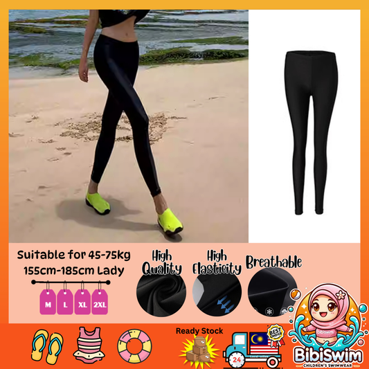 BIBISWIM Women Swimming Long Pant Yoga Swimsuit Jogging Sport Wear