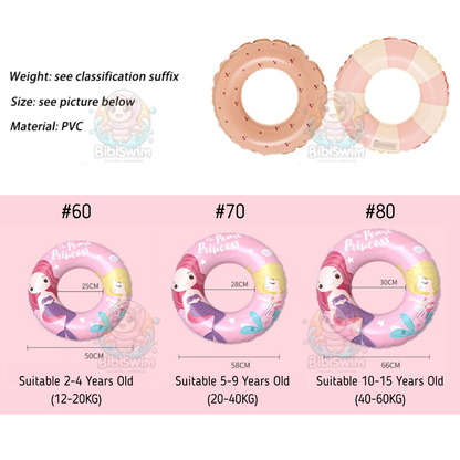 BIBISWIM Inflatable Baby Swimming Float Swim Swimming Ring Kids