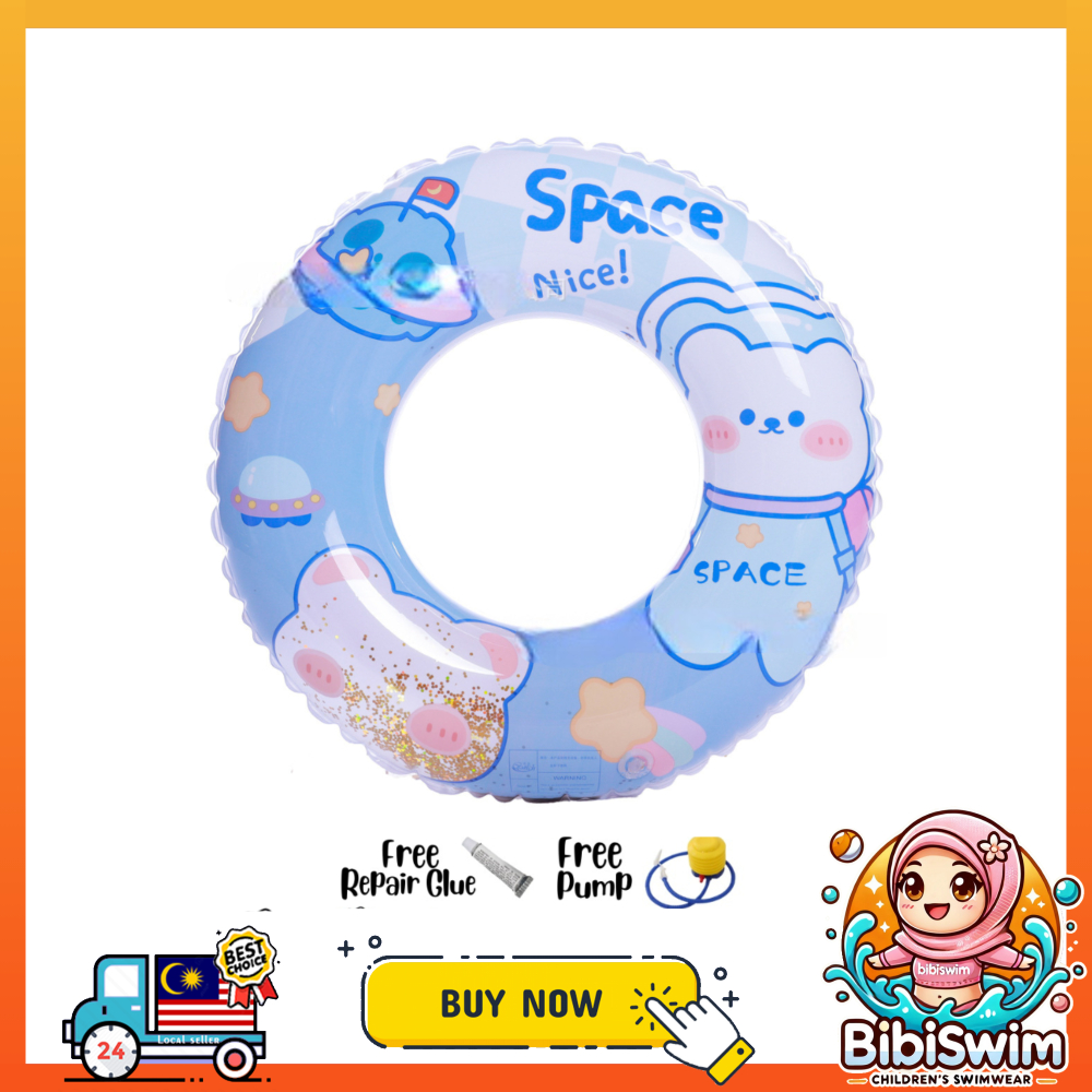 BIBISWIM Inflatable Baby Swimming Float Swim Swimming Ring Kids