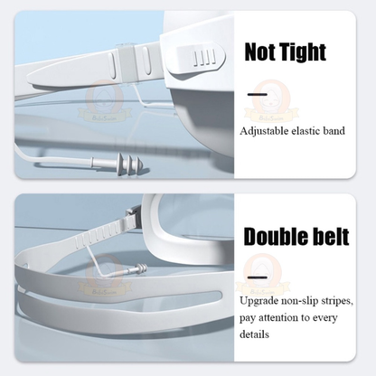 BIBISWIM Swimming goggle glass glasses with ear plug  kids