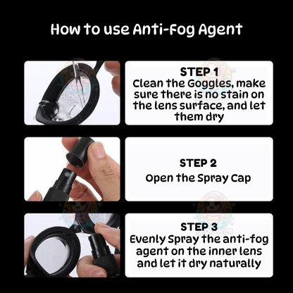 BIBISWIM Swimming Goggles Goggle Googles Lens Anti Fog Antifog Spray