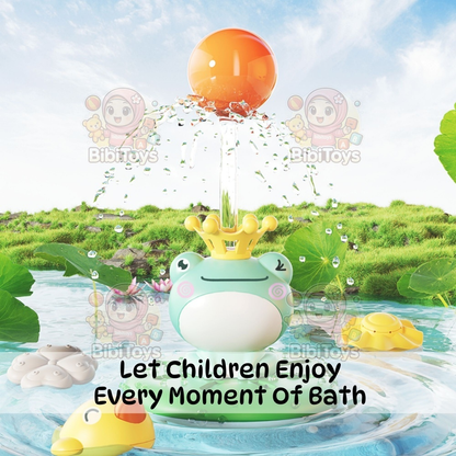 BIBISWIM Baby Bath Toy Shower Indoor Pool Toys Bathroom Water Frog Toys For kids