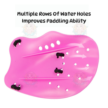 BIBISWIM Swimming Paddle Swimming Hand Paddles Pad Diving Swim Fin Training Adult Men Women Kids