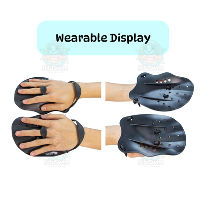 BIBISWIM Swimming Paddle Swimming Hand Paddles Pad Diving Swim Fin Training Adult Men Women Kids