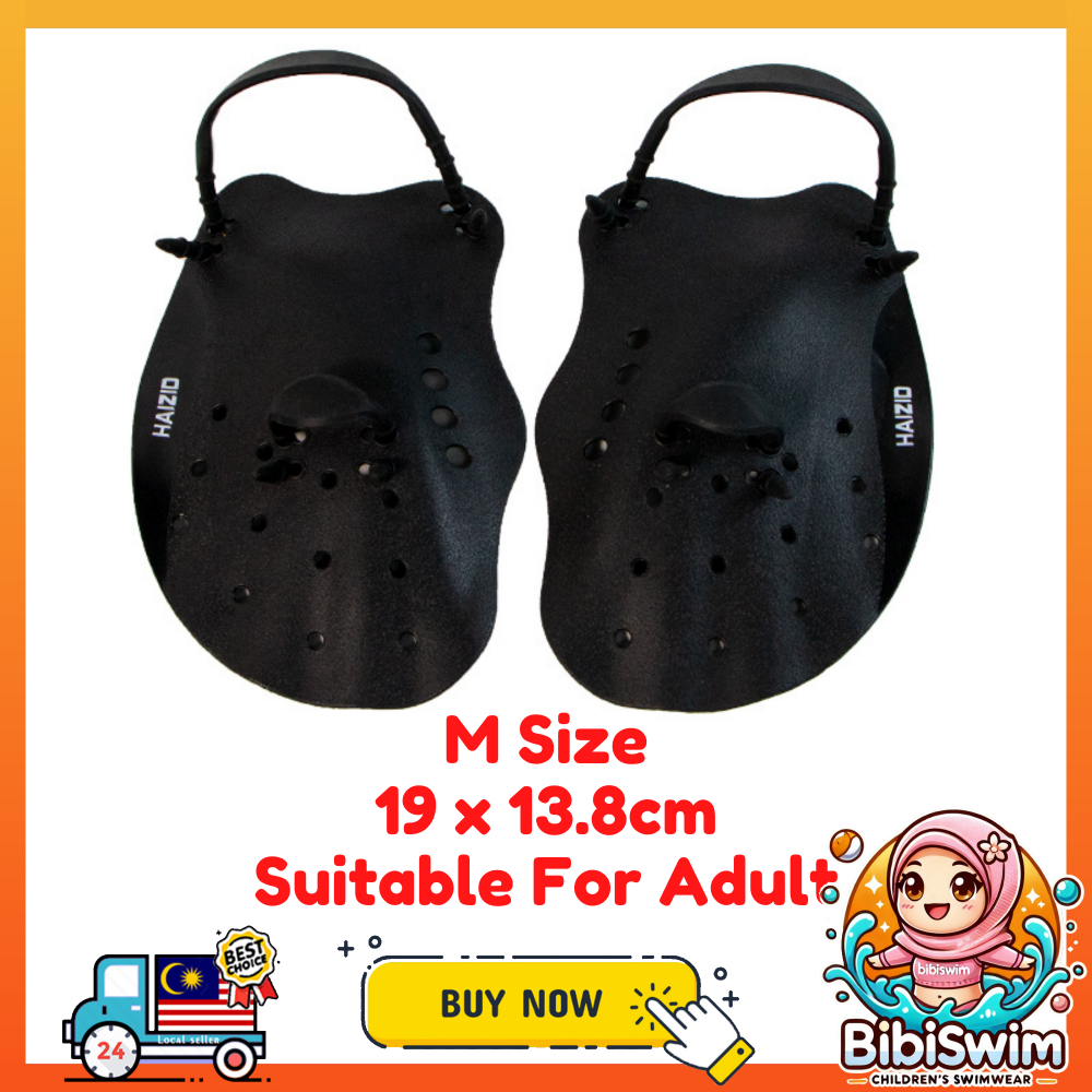 BIBISWIM Swimming Paddle Swimming Hand Paddles Pad Diving Swim Fin Training Adult Men Women Kids