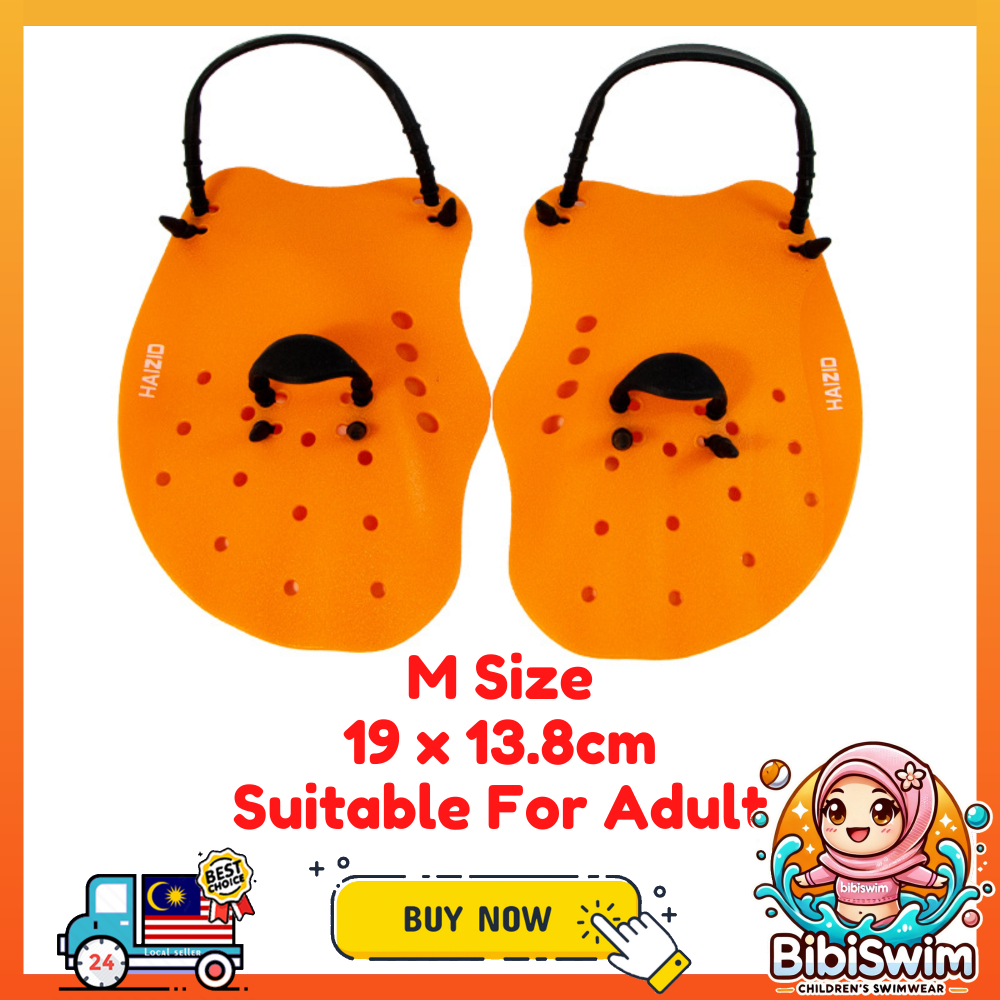 BIBISWIM Swimming Paddle Swimming Hand Paddles Pad Diving Swim Fin Training Adult Men Women Kids